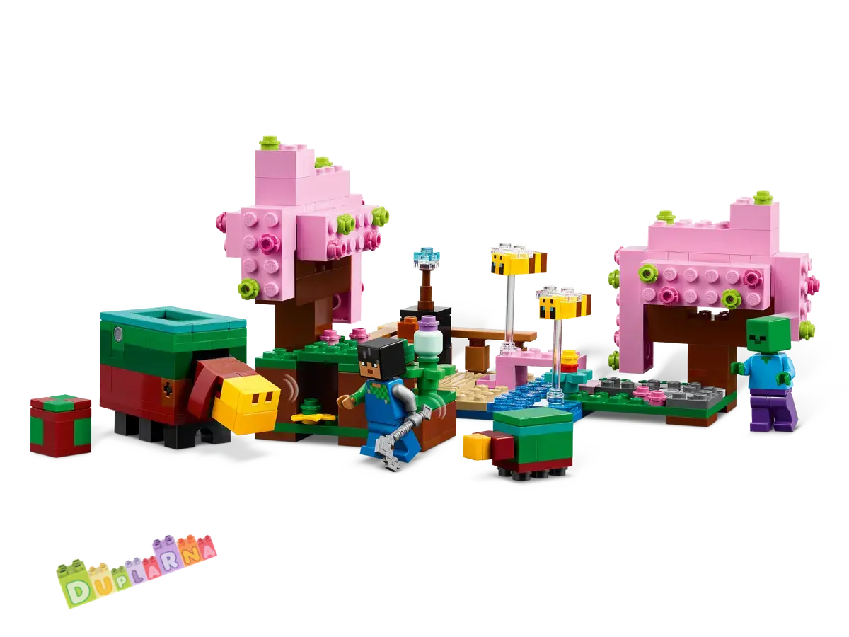 Lego Minecraft 21260 - Zahrada s rozkvetlými třešněmi