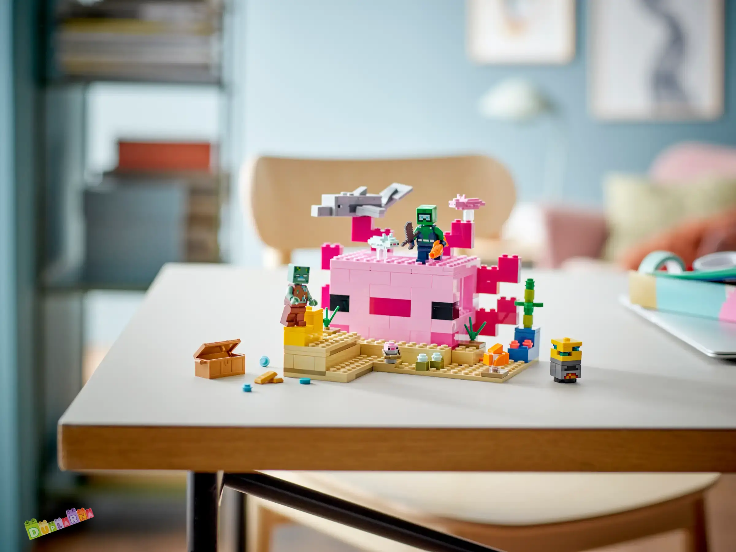 Lego Minecraft 21247 - Domeček axolotlů