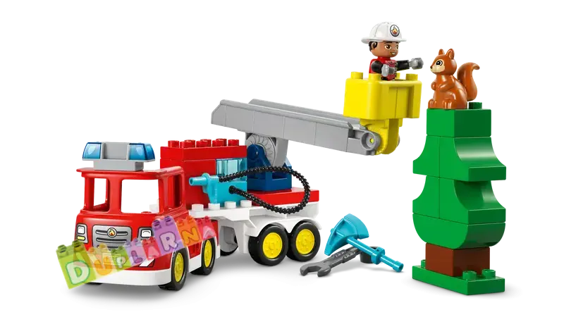Lego Duplo 10473 - Hasičské auto s hadicí a hasičem