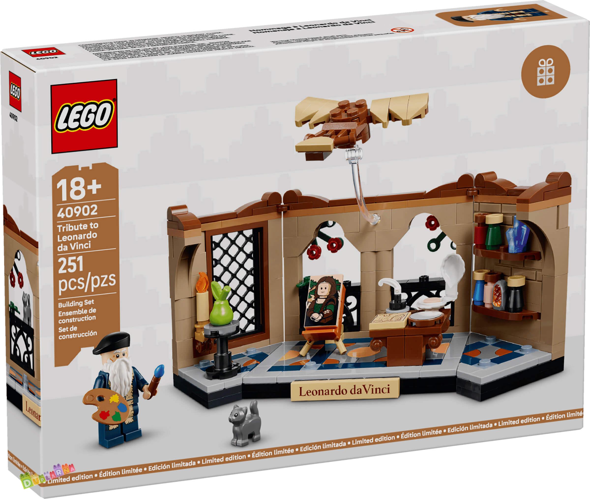 Lego GWP 40902 - Pocta Leonardu da Vincimu