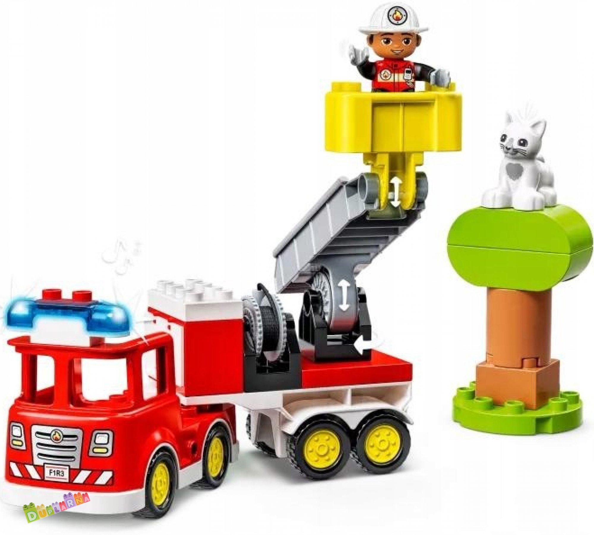 Lego Duplo 10969 - Hasiči - Hasičské auto