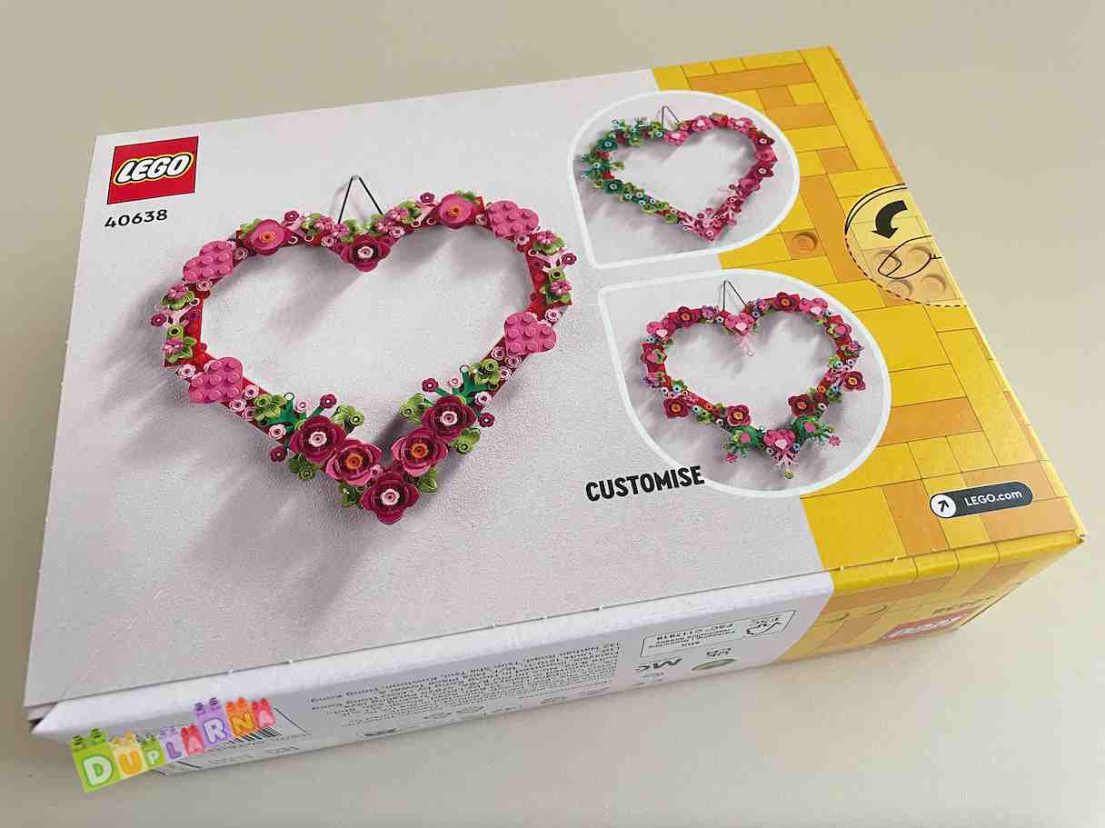 Lego 40638 - Ozdoba ve tvaru srdce / Kytka / Ozdoba