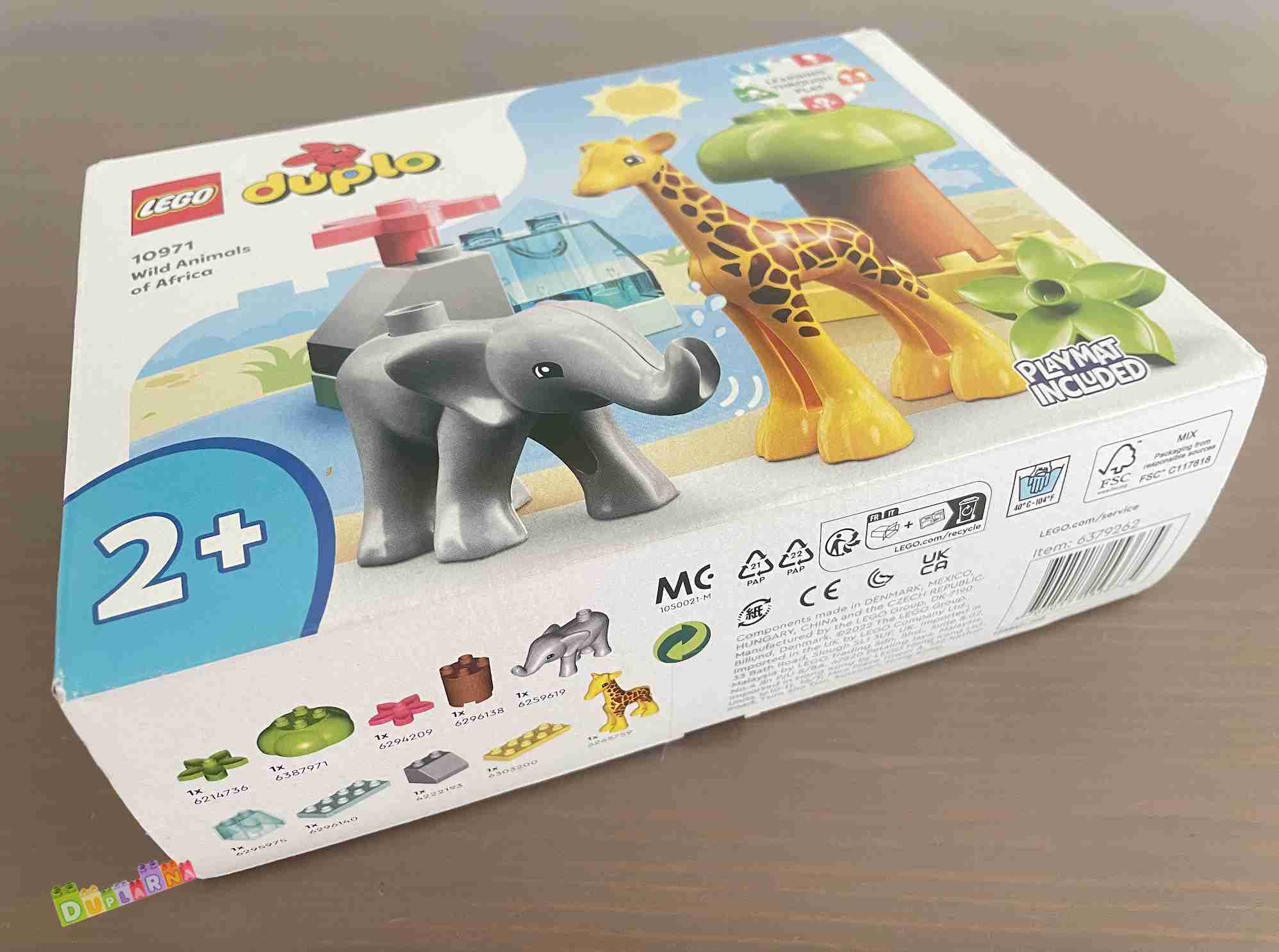 Lego Duplo 10971 - Zoo - Divoká zvířata Afriky