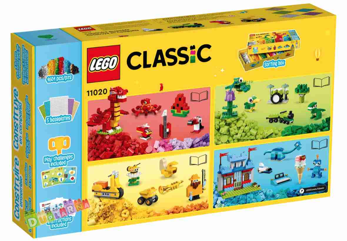 Lego Classic 11020 - Stavíme společně - 1601ks