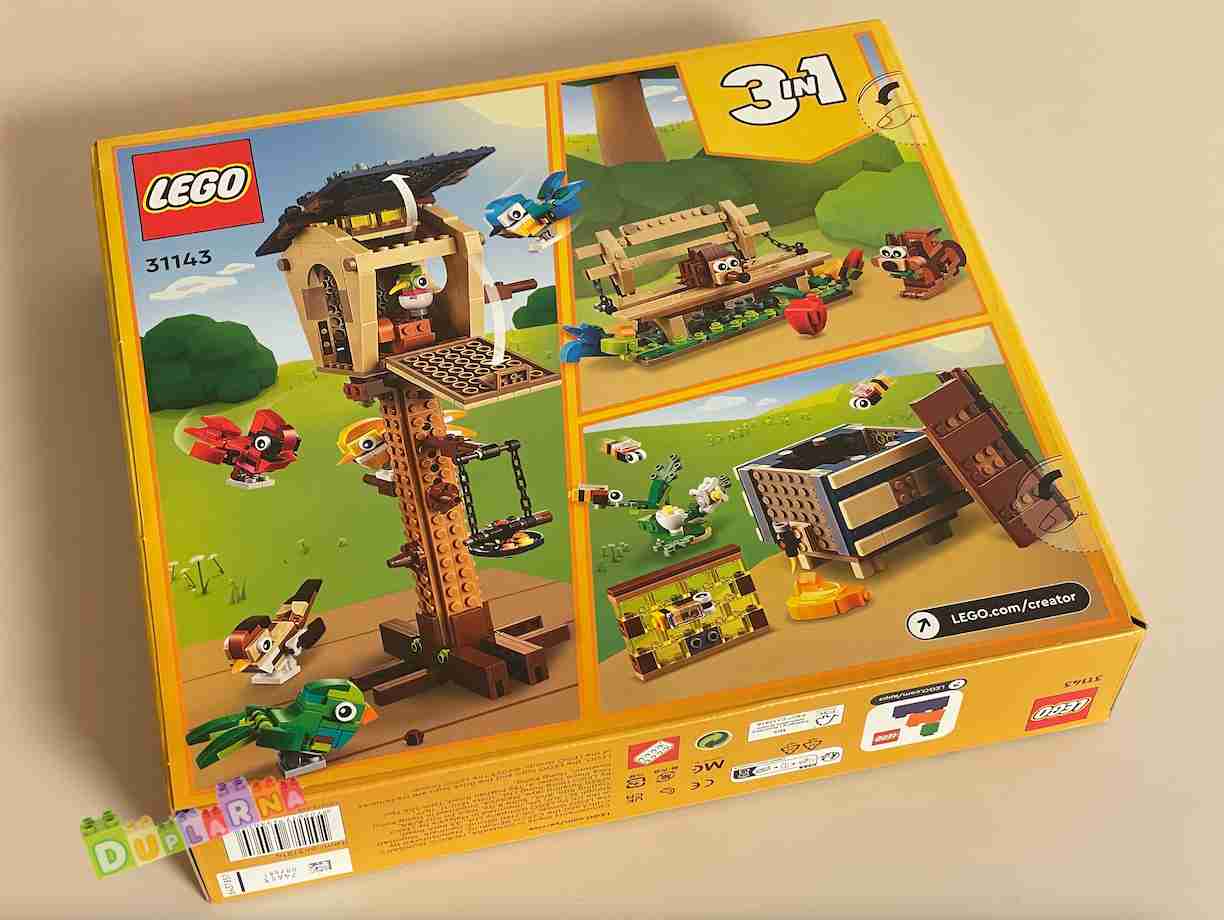 Lego Creator 31143 - Ptačí budka 3v1