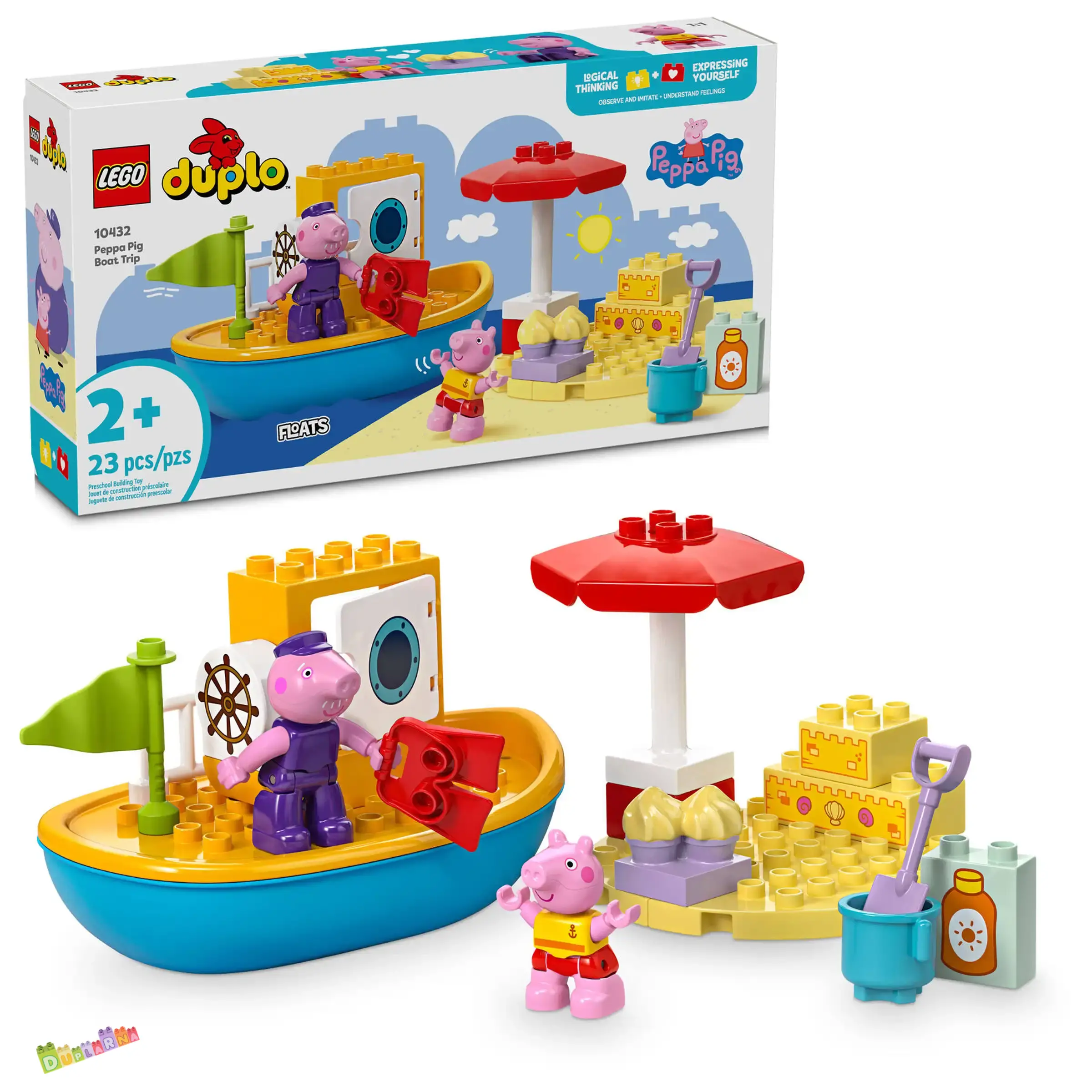Lego Duplo 10432 - Prasátko Peppa – Výlet na loďce