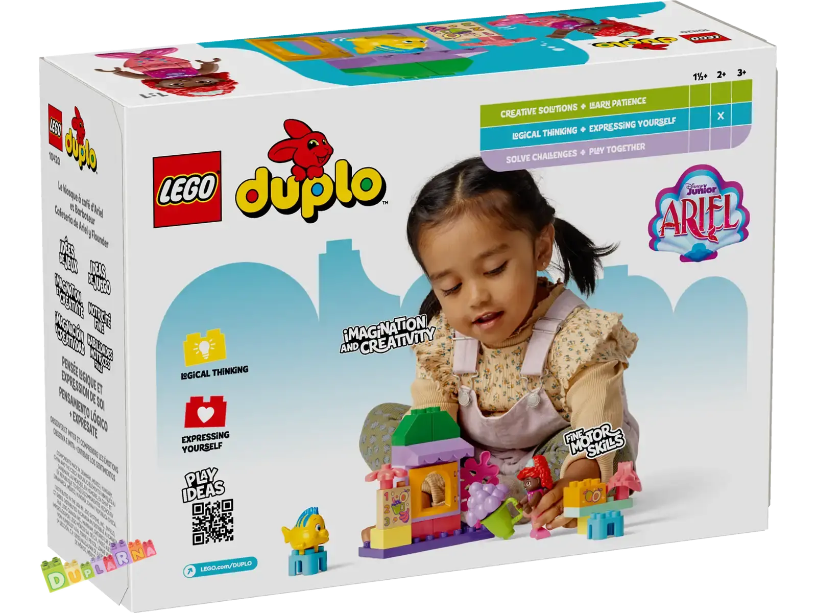 Lego Duplo 10420 - Ariel a Šupinka – stánek s kávou