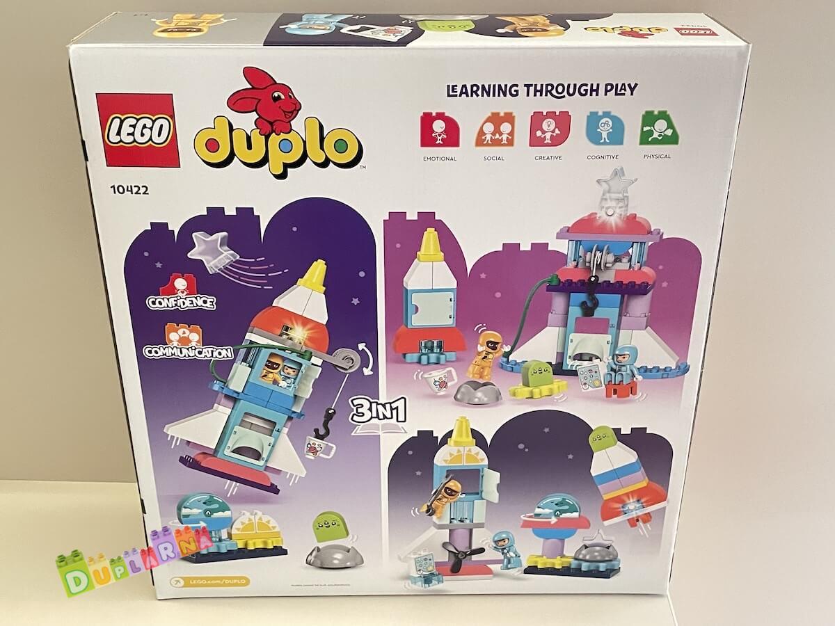Lego Duplo 10422 - Vesmírné dobrodružství s raketoplánem 3v1
