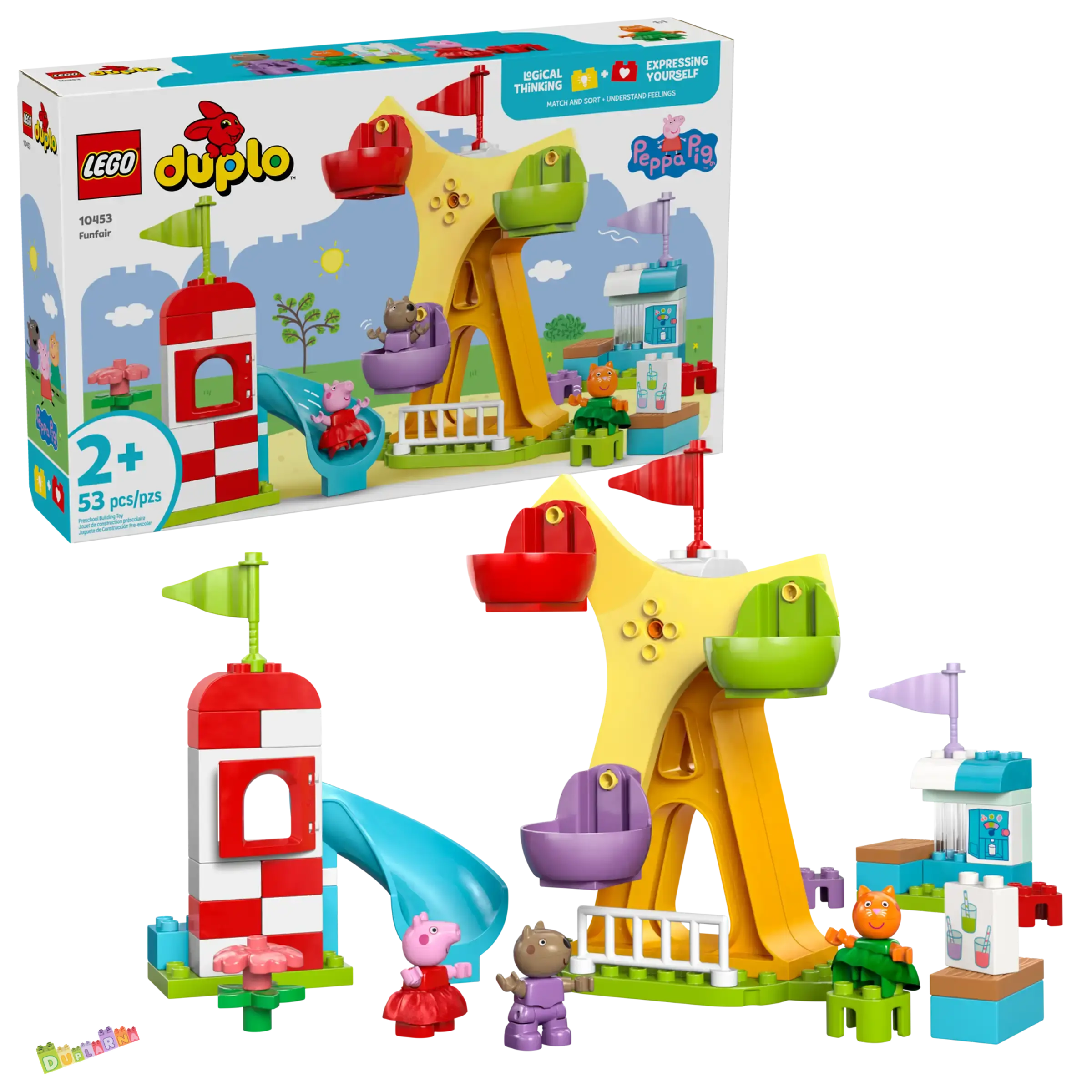 Lego Duplo 10453 - Prasátko Peppa - Zábavní park