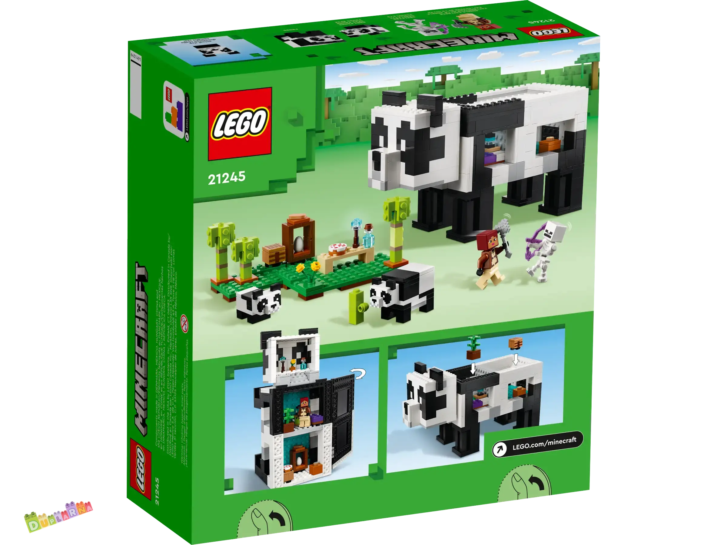 Lego Minecraft 21245 - Pandí útočiště