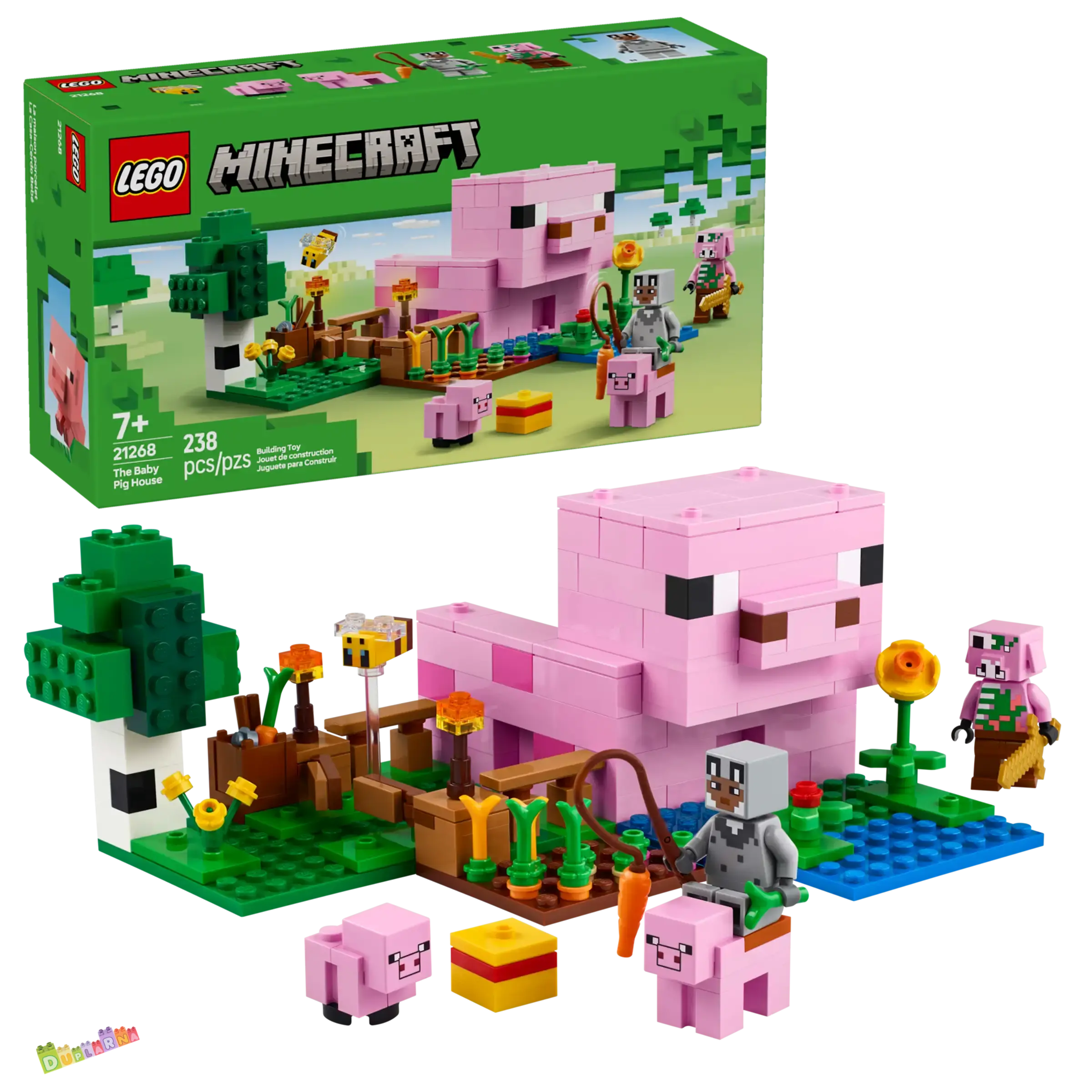Lego Minecraft 21268 - Domeček Prasátka
