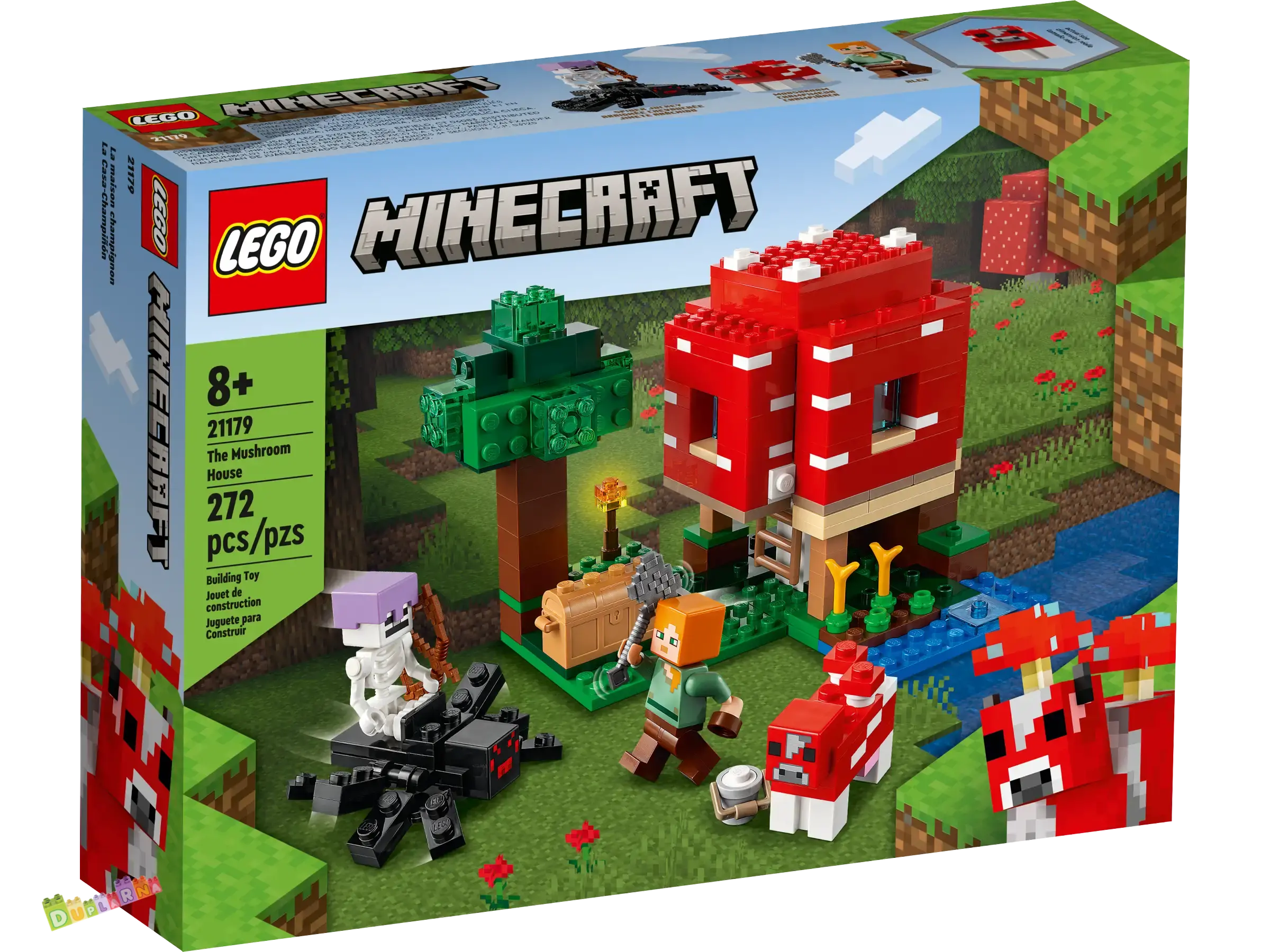 Lego Minecraft 21179 - Houbový domek