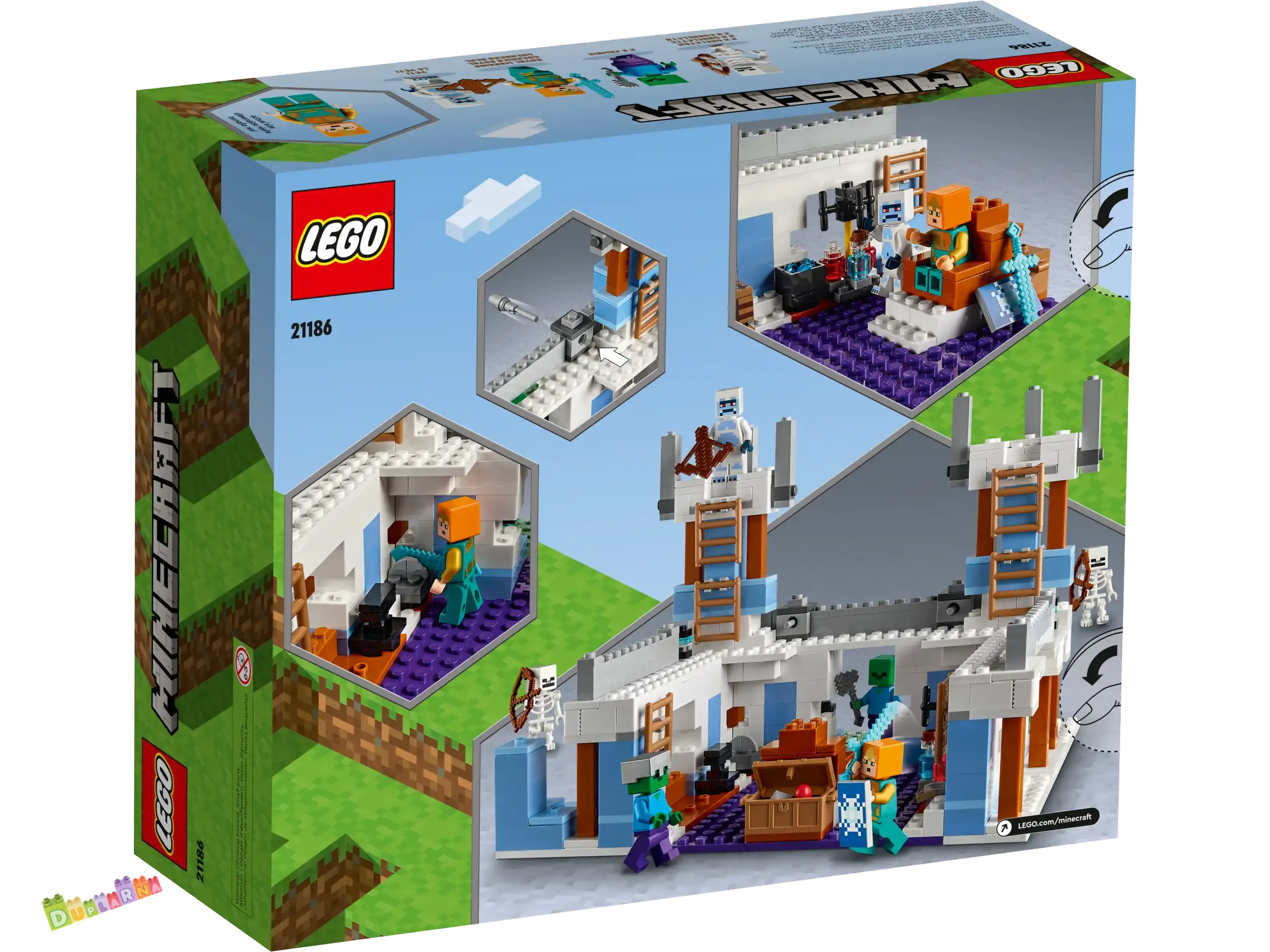 Lego Minecraft 21186 - Ledový zámek