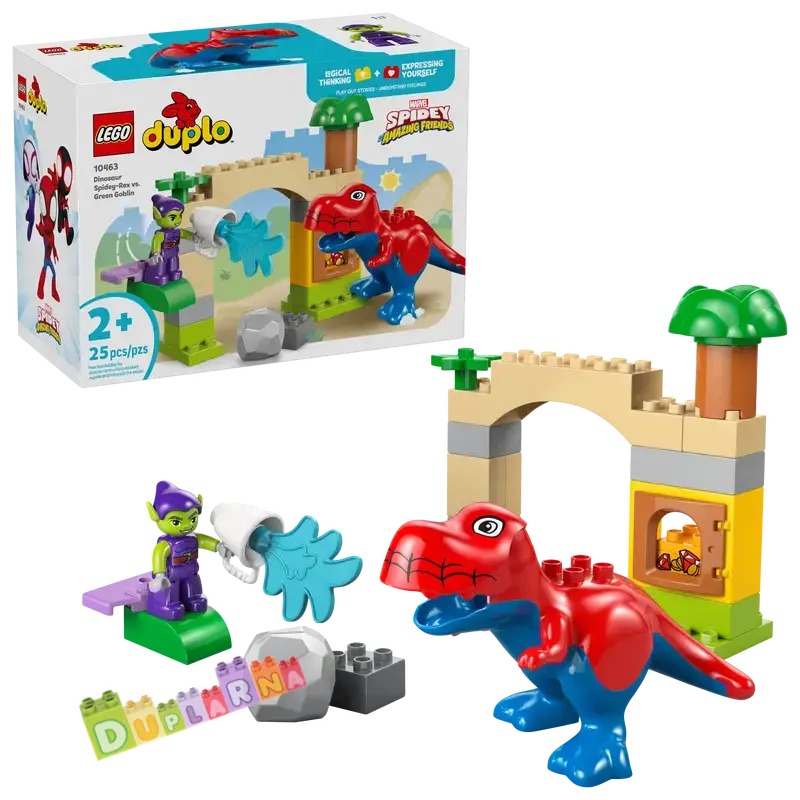 Lego Duplo 10463 - Spiderman / Dinosaurus Spidey-Rex vs. Zelený goblin