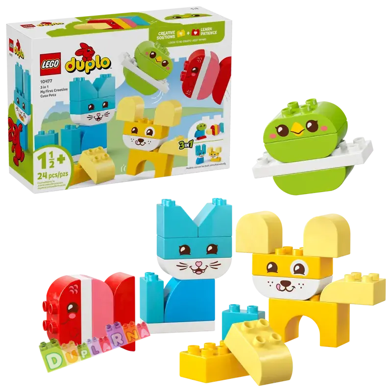 Lego Duplo 10477 - Roztomilí kreativní mazlíčci 3 v 1