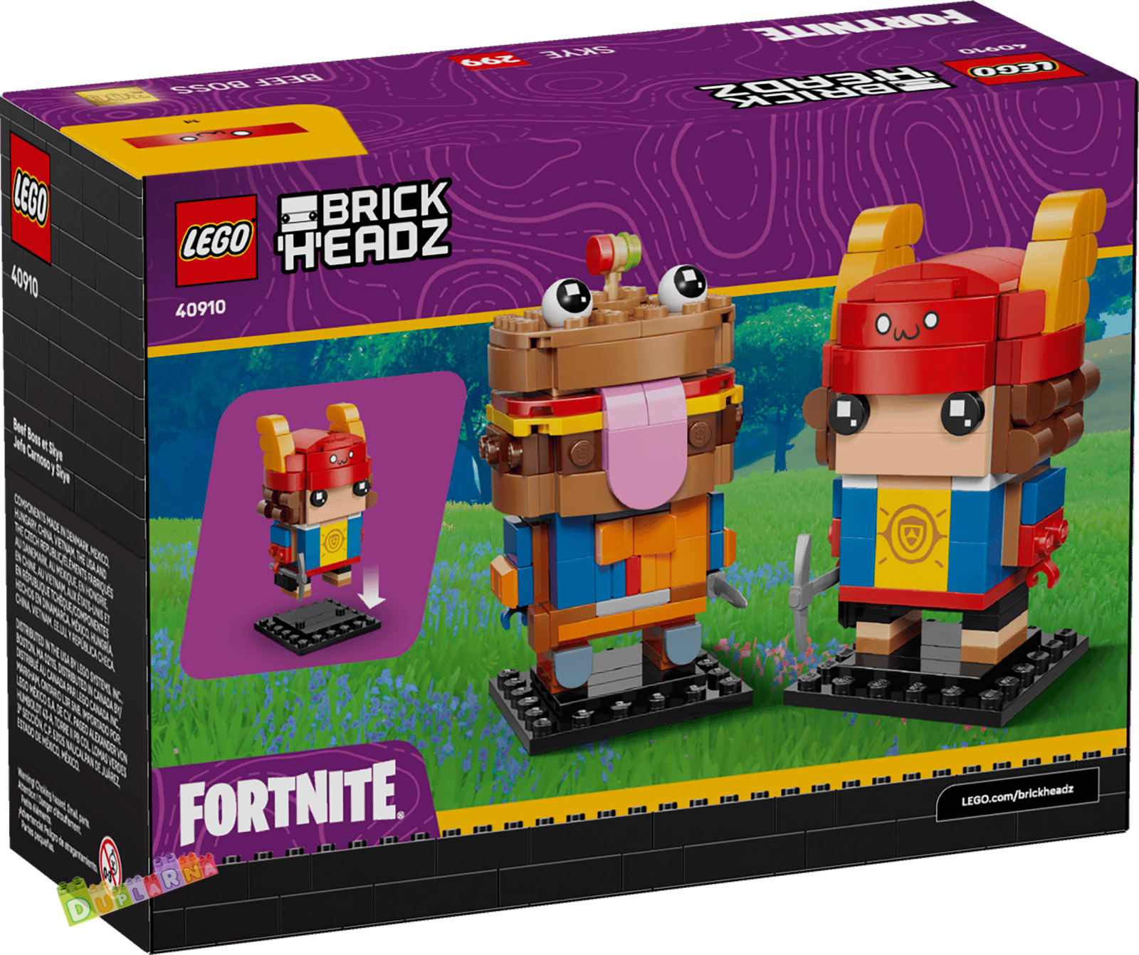 Lego Fortnite® BrickHeadz™  40910 -  Figurky: Beef Boss a Skye