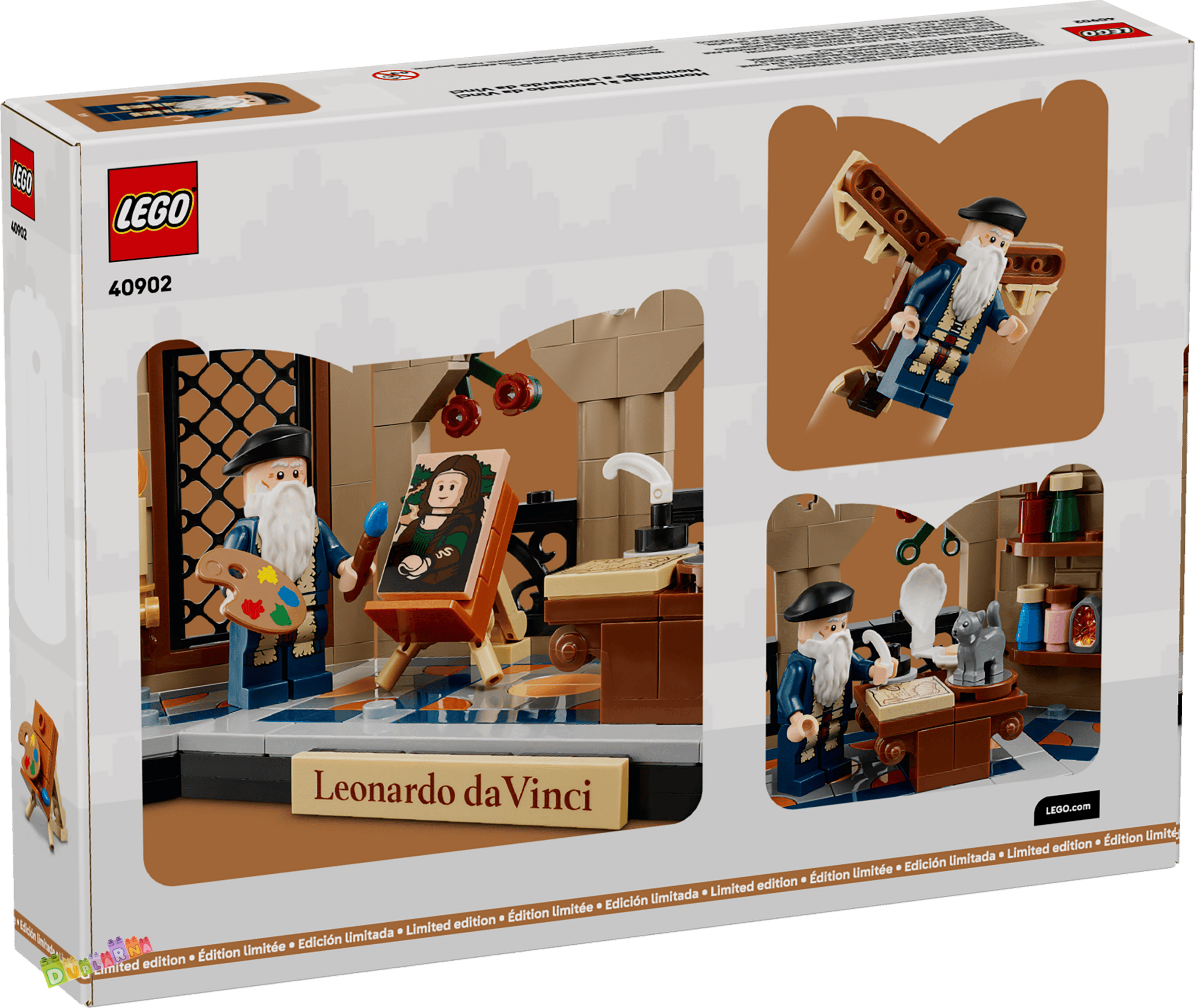 Lego GWP 40902 - Pocta Leonardu da Vincimu