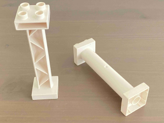 Lego Duplo Sloup vysoký bílý 