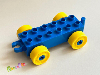 Lego Duplo vláček - podvozek modrý