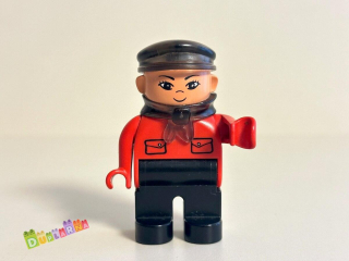 Lego Duplo Paní - Průvodčí červený ze setu Intelli