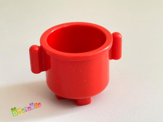 Lego Duplo hrnec červený / kyblík