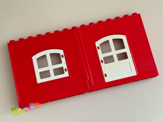 Lego Duplo - Stěna domu červená