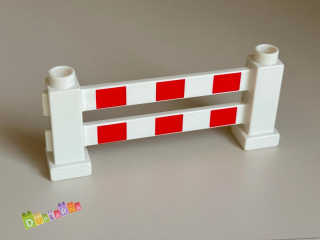 Lego Duplo Plot / Ohrada / Závora červeno-bílá