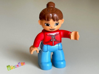 Lego Duplo Paní - Maminka červené triko