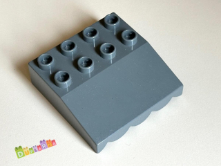 Lego Duplo - Střecha tmavě šedá
