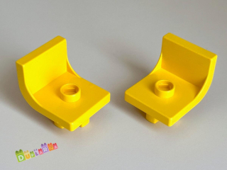 Lego Duplo Židle / židlička žlutá (starší typ)