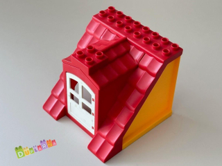 Lego Duplo - Střecha velká červená / žlutá