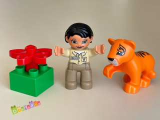 Lego Duplo 5632 - Tygr / Zoo ošetřovatelka a Tygřík