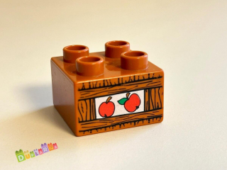 Lego Duplo - Kostka s potiskem - jablka