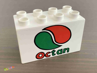 Lego Duplo - Kostka 2x4x2 s potiskem - Octan