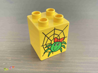 Lego Duplo - Kostka s potiskem - pavouk