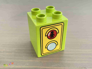 Lego Duplo - Kostka s potiskem - semafor