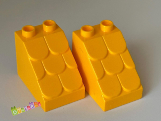 Lego Duplo - Střecha světle oranžová