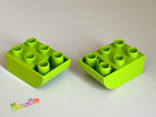 Lego Duplo Kostka 2x3 zaoblená obrácená