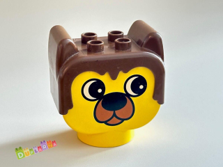 Lego Duplo - Kostka hlava psa