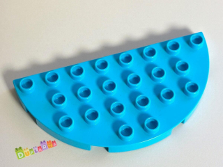 Lego Duplo Podložka 4x8 zaoblená tyrkysová