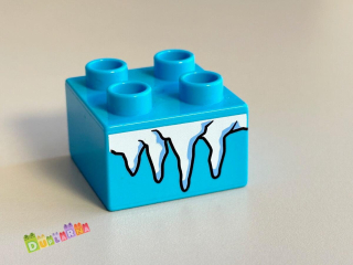 Lego Duplo - Kostka s potiskem - rampouch / kra / Led