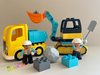 Lego Duplo 10931 - Stavba / Náklaďák a pásový bagr