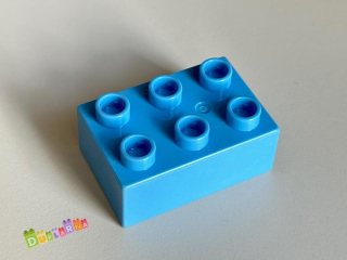Lego Duplo Kostka / kostky 2x3 modrá