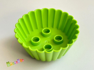 Lego Duplo limetkový cupcake, košíček