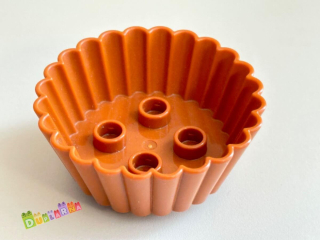 Lego Duplo hnědý cupcake, košíček