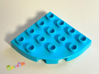 Lego Duplo Podložka 4x4 zaoblená tyrkysová