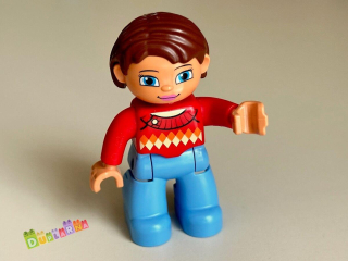 Lego Duplo Paní - Maminka červené triko