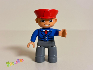 Lego Duplo Pán - Průvodčí / řidič - šedé kalhoty
