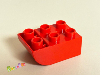 Lego Duplo Kostka 2x3 zaoblená obrácená