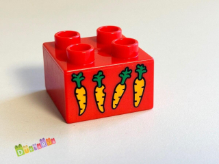 Lego Duplo - Kostka s potiskem - mrkev